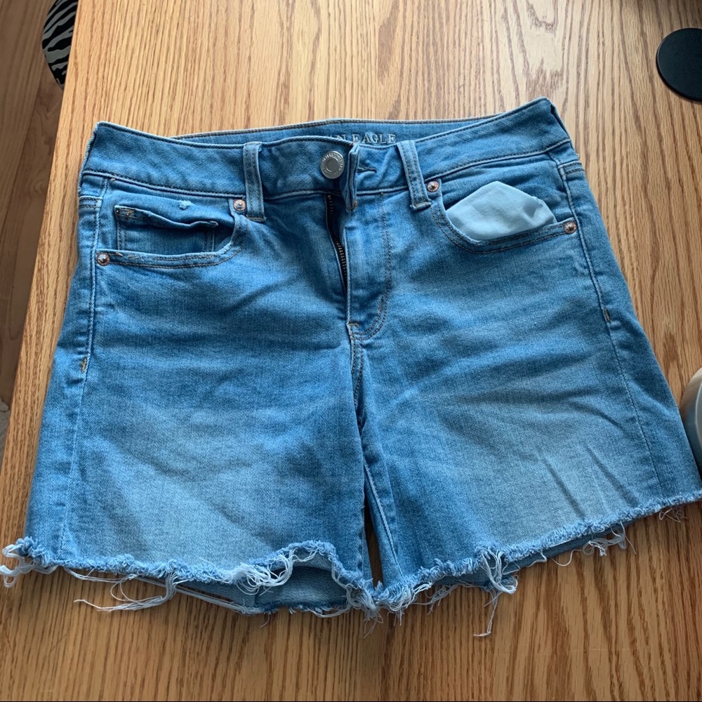American Eagle Midi Jean Shorts